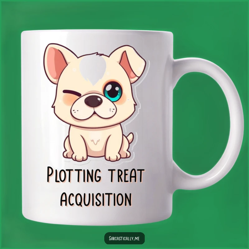 Funny Dog Mug - Mischievous Smirk, Perfect Funny Gift for Dog Lovers & Jokers